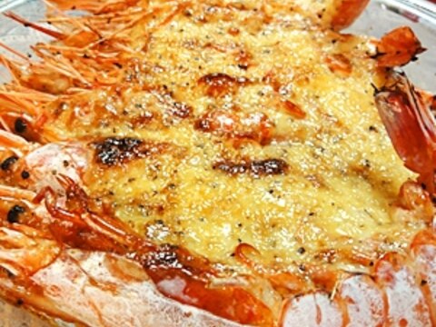 有頭エビのマヨ焼き